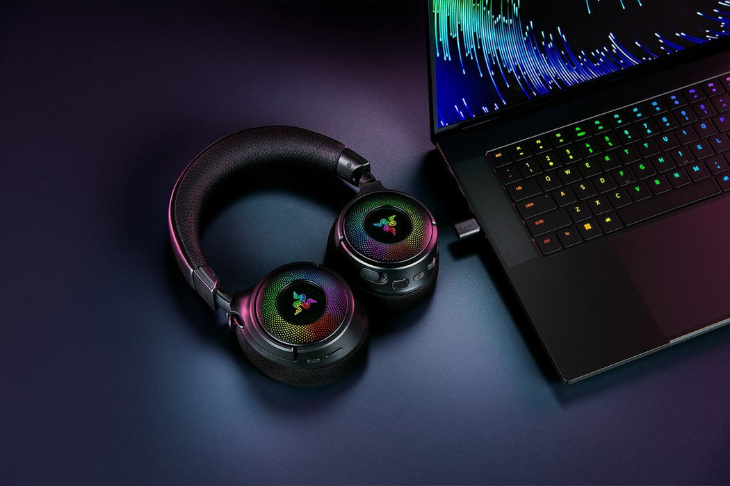 EAN 8887910060742 - Razer Kraken V4 Auriculares Inalámbrico Diadema Juego USB tipo A Bluetooth Negro imagen 2