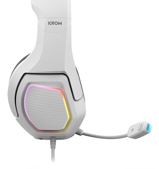 EAN 8436587974939 - Krom Kopa 7.1 Auriculares Alámbrico Diadema Juego Negro, Blanco imagen 4