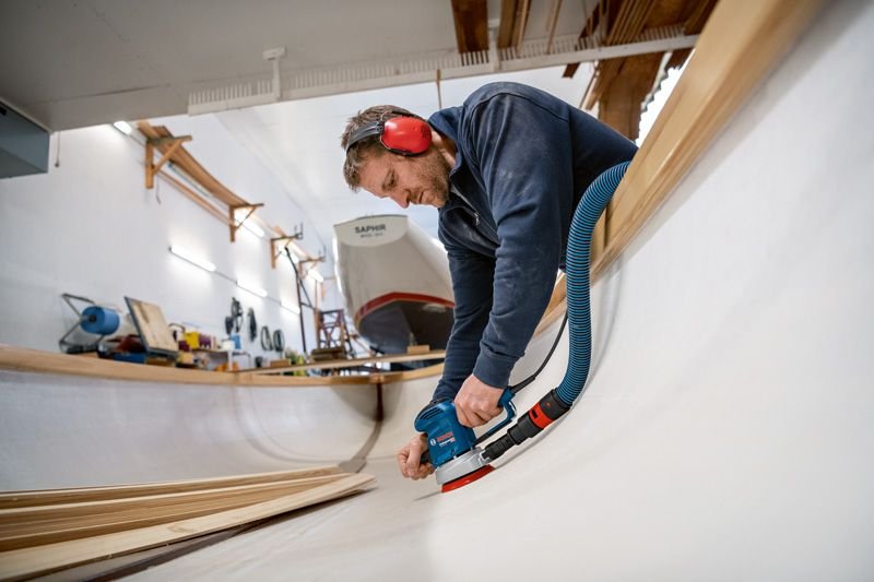 EAN 4059952529035 - Bosch GEX 34-125 Lijadora orbital 12000 RPM 24000 OPM Azul 340 W imagen 5