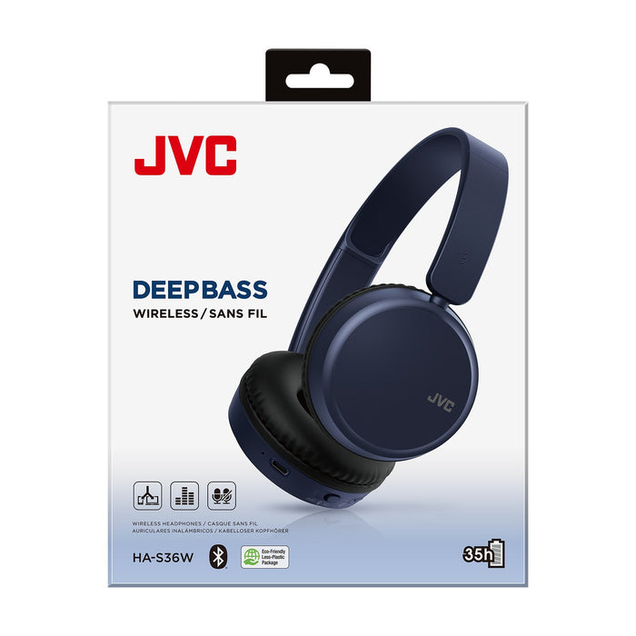 EAN 4975769472800 - JVC HA-S36W Auriculares Inalámbrico Diadema Llamadas/Música Bluetooth Azul imagen 7