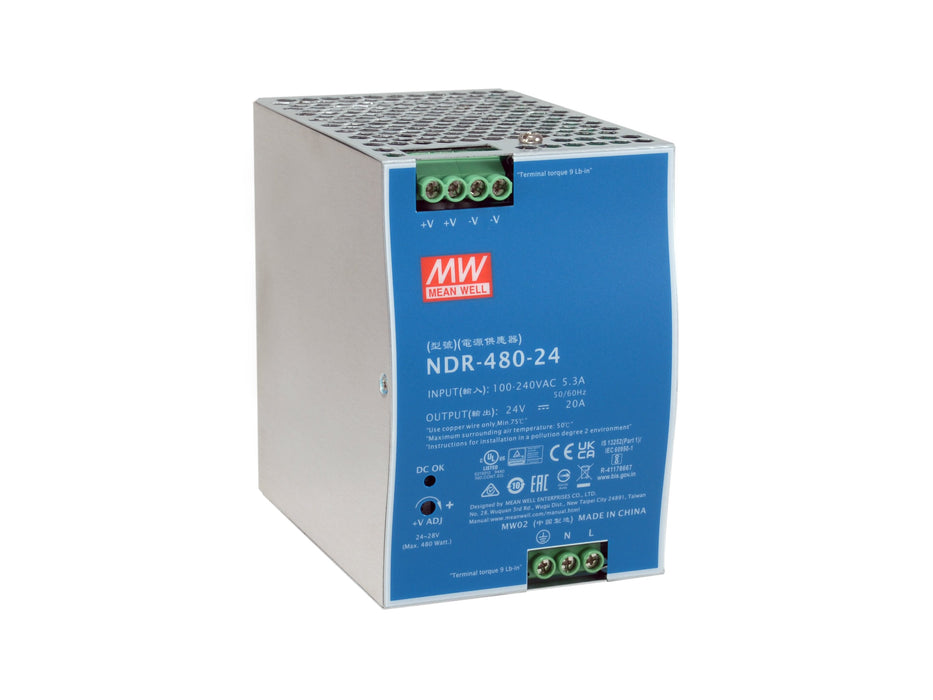 EAN 4015867236581 - LevelOne POW-2462 unidad de fuente de alimentación 480 W Azul, Plata imagen 1