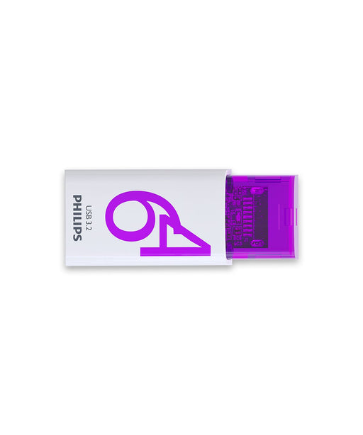 EAN 4895229114999 - Philips Click unidad flash USB 64 GB USB Tipo C 3.2 Gen 1 (3.1 Gen 1) Violeta, Blanco imagen 1