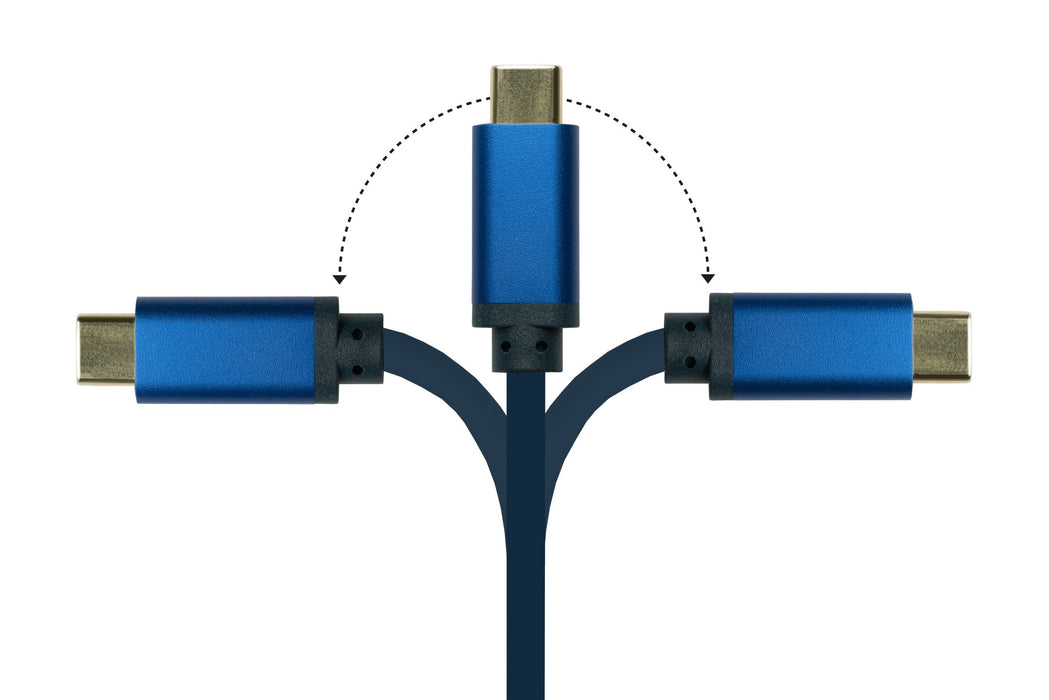 EAN 4014619554652 - Alcasa 4520-CSF015B adaptador de cable de vídeo 1,5 m USB Tipo C HDMI tipo A (Estándar) Azul imagen 4