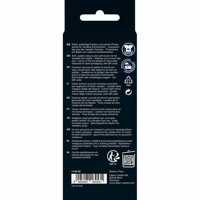 EAN 4005401164531 - Faber-Castell 116453 rotulador Colores surtidos 6 pieza(s) imagen 4