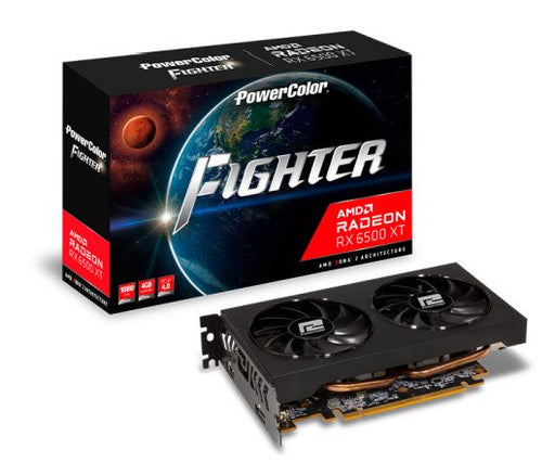 EAN 4713436174080 - PowerColor AXRX 6500XT 4GBD6-DH/OC tarjeta gráfica AMD Radeon RX 6500 XT 4 GB GDDR6 imagen 1