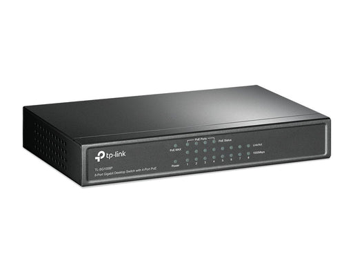 EAN 6935364021160 - TP-Link TL-SG1008P Gestionado Gigabit Ethernet (10/100/1000) Energía sobre Ethernet (PoE) Gris imagen 2