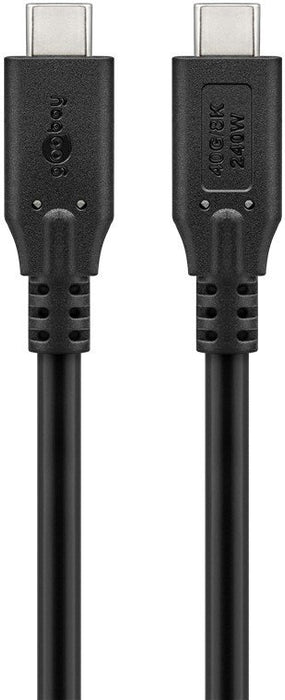 EAN 4040849741852 - Goobay 74185 cable USB USB4 Gen 2x2 1,8 m USB C Negro imagen 1