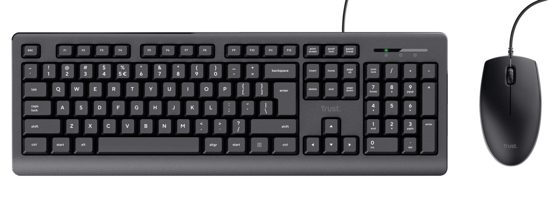 EAN 8713439239751 - Trust TKM-250 teclado Ratón incluido Universal USB Negro imagen 3
