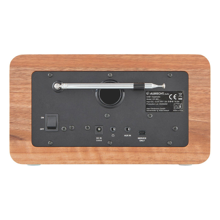 EAN 4032661278654 - Albrecht DR 865 Portátil Digital Negro, Madera imagen 6