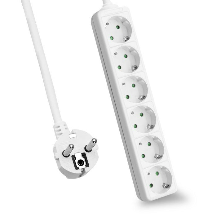 EAN 4005938627936 - Helos 262793 base múltiple 1,5 m 6 salidas AC Interior Blanco imagen 1