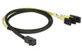 EAN 4043619833931 - DeLOCK 83393 cable Serial Attached SCSI (SAS) 1 m Negro, Plata imagen 2