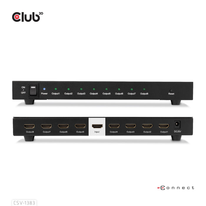 EAN 8719214472771 - CLUB3D CSV-1383 divisor de video 8x HDMI imagen 4