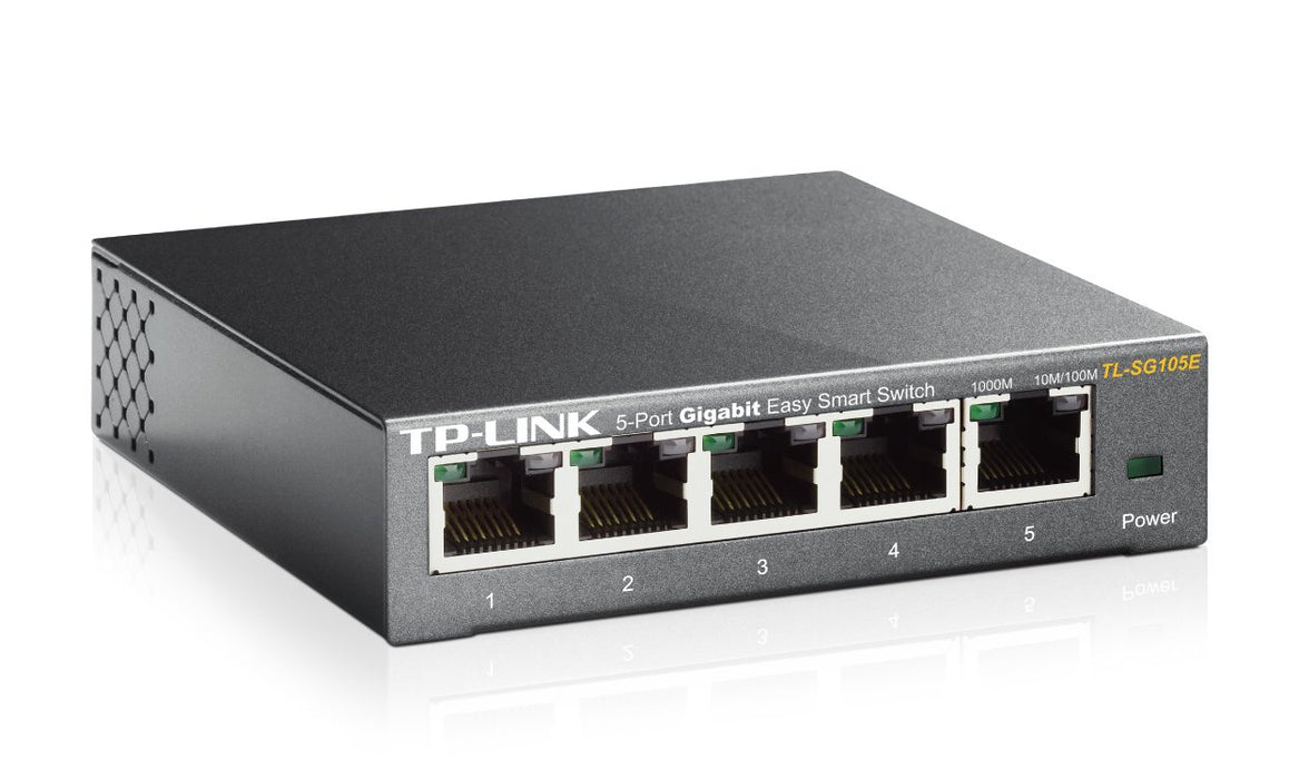 EAN 6935364022037 - TP-Link TL-SG105E Gestionado L2 Gigabit Ethernet (10/100/1000) Negro imagen 3
