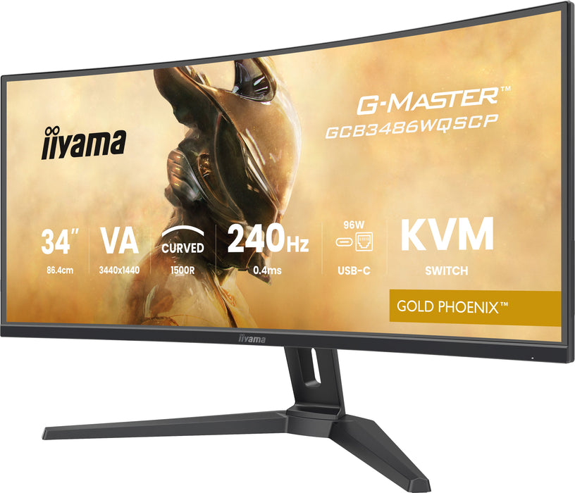 EAN 4948570125173 - iiyama G-MASTER GCB3486WQSCP-B1 pantalla para PC 86,4 cm (34") 1440 x 3440 Pixeles 4K Ultra HD Negro imagen 8