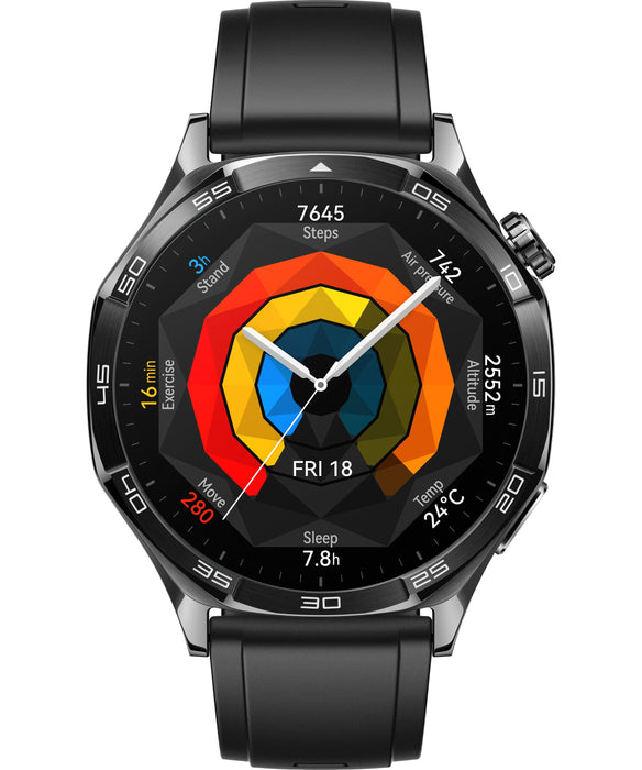 EAN 6942103132001 - Huawei WATCH GT5 46mm 3,63 cm (1.43") AMOLED Digital 466 x 466 Pixeles Negro GPS (satélite) imagen 1