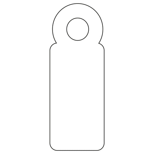 EAN 8410782003830 - APLI 00383 etiqueta sin adhesivo 1000 pieza(s) Blanco Rectángulo imagen 2