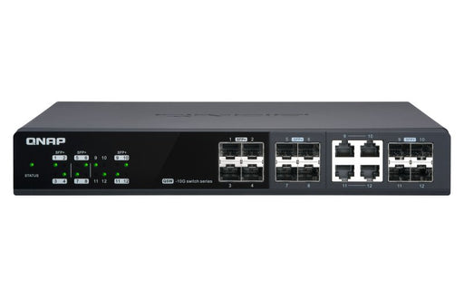 EAN 4713213517826 - QNAP QSW-M1204-4C switch Gestionado 10G Ethernet (100/1000/10000) Negro imagen 1