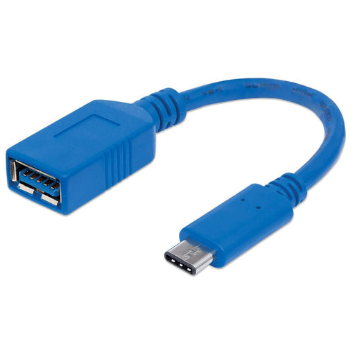 EAN 0766623353540 - Manhattan 353540 cable USB USB 3.2 Gen 1 (3.1 Gen 1) 0,15 m USB C USB A Azul imagen 1