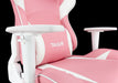 EAN 8436550235340 - TALIUS Dragonfly Silla para videojuegos universal Asiento acolchado Rosa, Blanco imagen 12