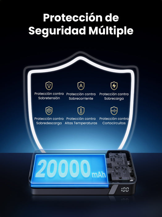 EAN 6941876221868 - Ugreen 25188 batería externa 20000 mAh Gris imagen 18