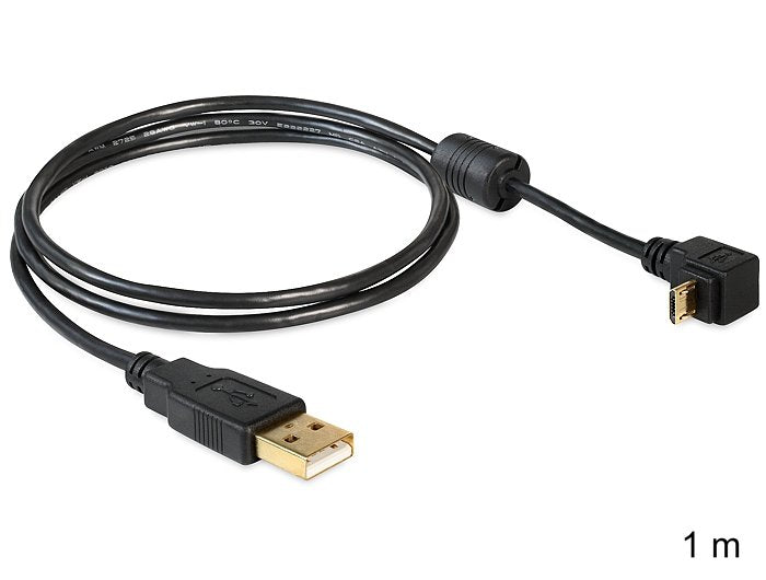 EAN 4043619831487 - DeLOCK USB2.0 1m cable USB USB A Micro-USB B Negro imagen 2