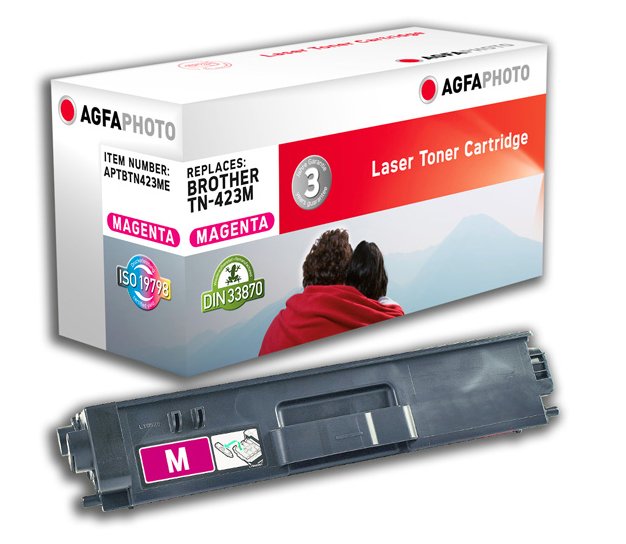 EAN 4250164857811 - AgfaPhoto APTBTN423ME cartucho de tóner 1 pieza(s) Compatible Magenta imagen 1