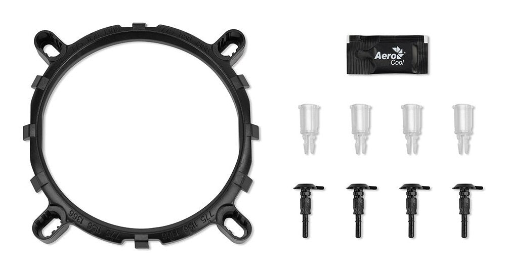 EAN 4711099472222 - Aerocool Rave 3 FRGB Procesador Refrigerador de aire 12 cm Negro, Blanco 1 pieza(s) imagen 9