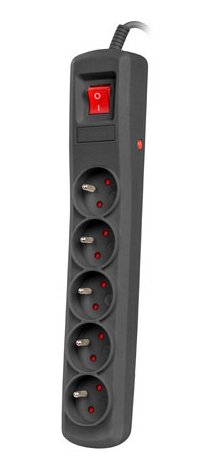 EAN 5901969431131 - NATEC NSP-1713 limitador de tensión Negro 5 salidas AC 1,5 m imagen 1