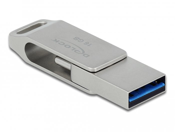 EAN 4043619540754 - DeLOCK 54075 unidad flash USB USB Type-A / USB Type-C 3.2 Gen 1 (3.1 Gen 1) Plata imagen 3