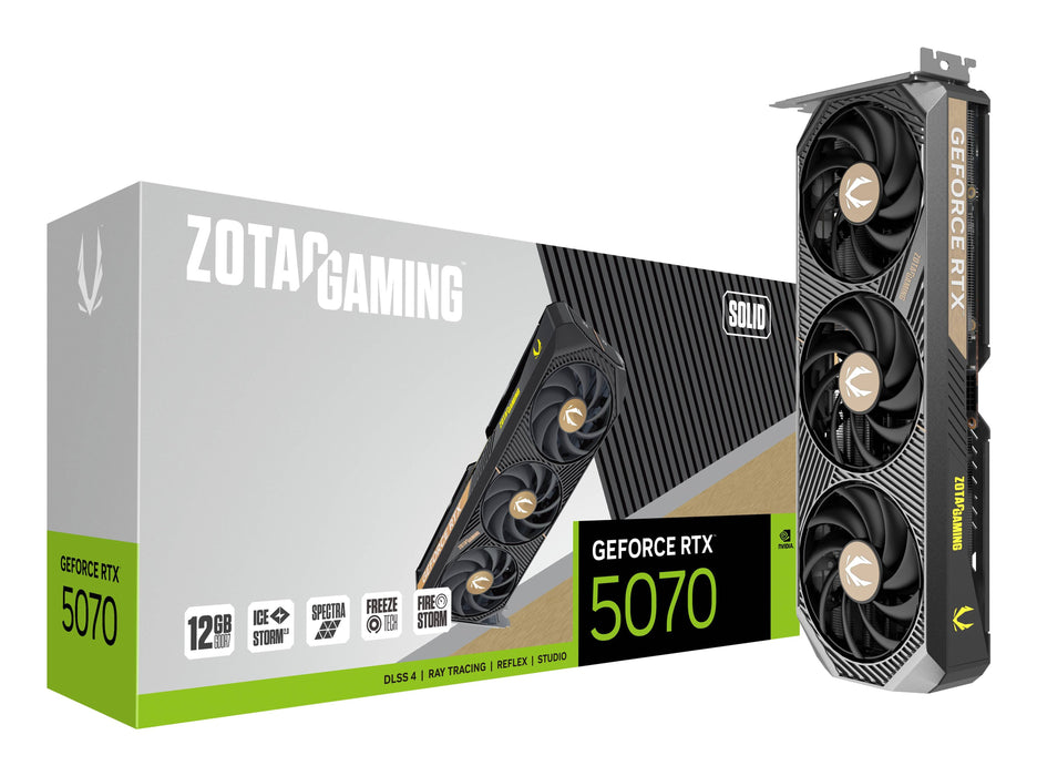 EAN 8886307700599 - Zotac GAMING GeForce RTX 5070 SOLID NVIDIA 12 GB GDDR7 imagen 8