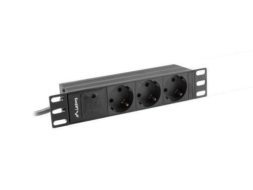 EAN 5901969416794 - Lanberg PDU-03F-0200-IEC-BK unidad de distribución de energía (PDU) 1U imagen 1
