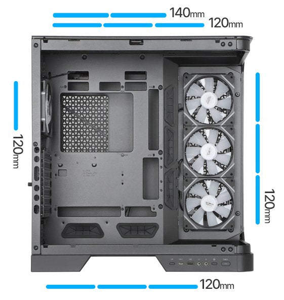 EAN 4711527004339 - darkFlash DC-DY570-B-ES1 carcasa de ordenador Full Tower Negro imagen 6