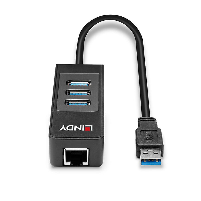 EAN 4002888431767 - Lindy 43176 hub de interfaz USB 3.2 Gen 1 (3.1 Gen 1) Type-A 5000 Mbit/s Negro imagen 4