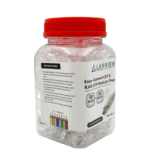 EAN 5704174320524 - Lanview LVN125305 conector RJ45 Transparente imagen 2