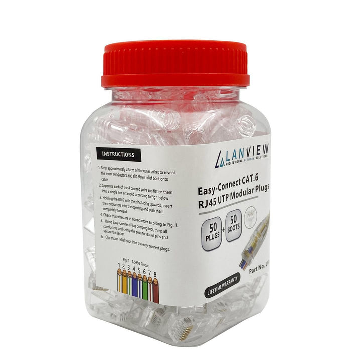 EAN 5704174320524 - Lanview LVN125305 conector RJ45 Transparente imagen 2