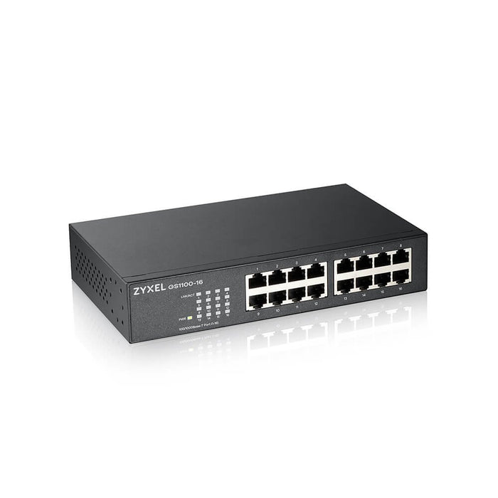 EAN 4718937614066 - Zyxel GS1100-16 No administrado Gigabit Ethernet (10/100/1000) imagen 2