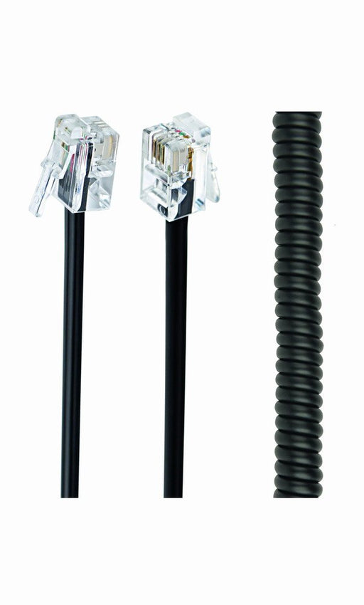 EAN 8716309098038 - Gembird TC4P4CS-2M cable telefónico Negro imagen 1