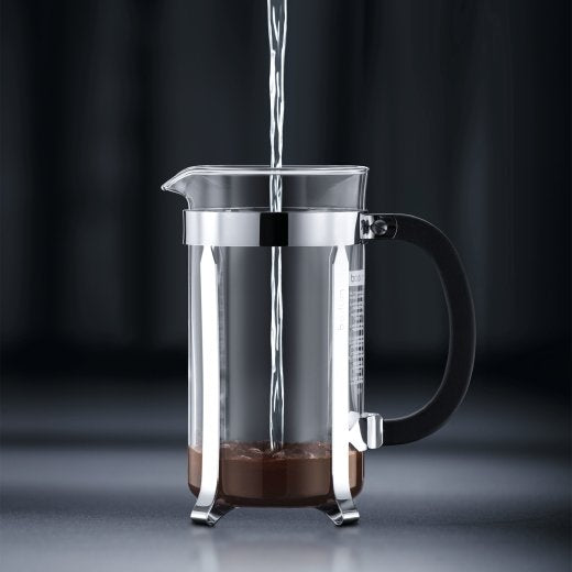 EAN 727015141718 - Bodum Chambord Negro, Acero inoxidable, Transparente imagen 3