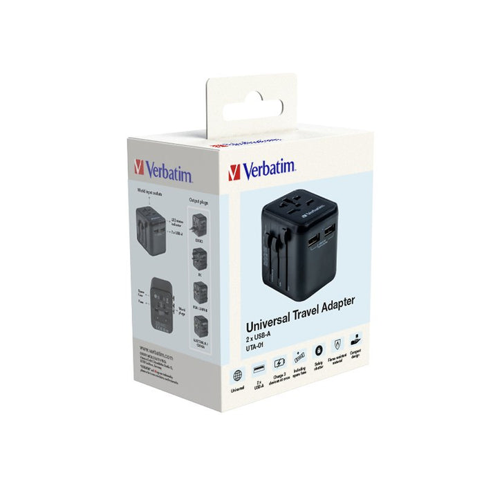 EAN 0023942495437 - Verbatim 49543 adaptador de enchufe eléctrico Universal Negro imagen 7