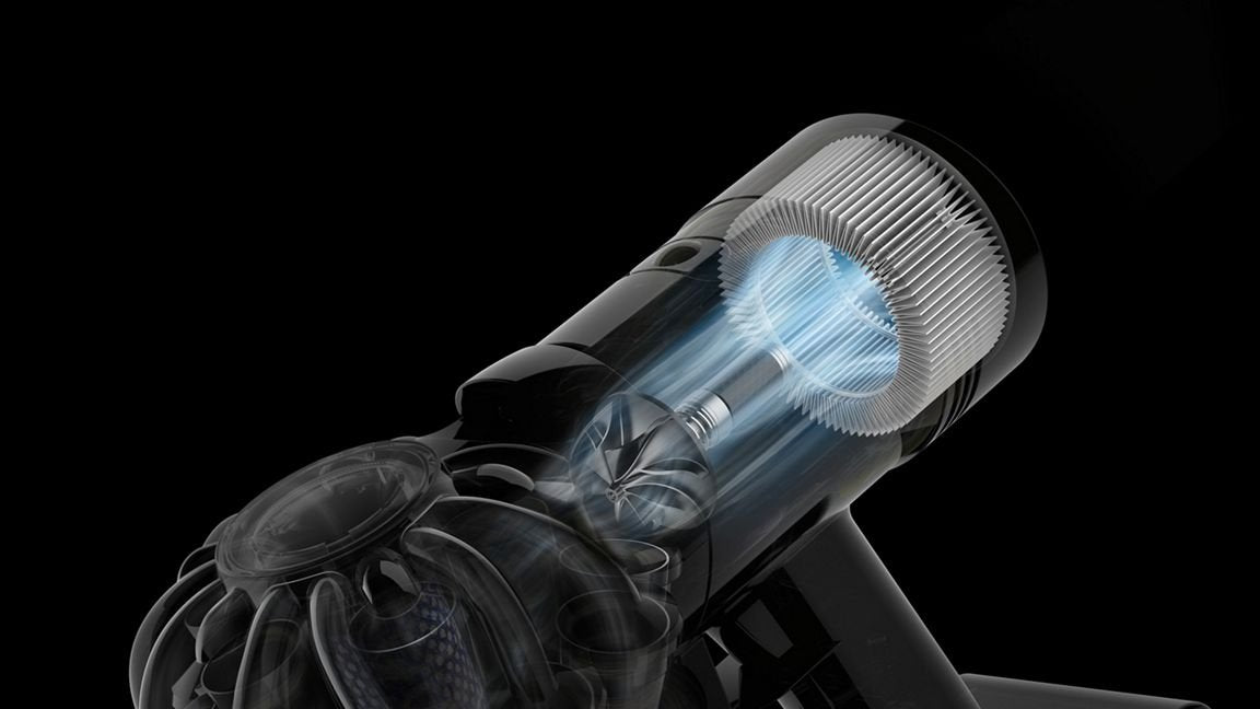 EAN 5025155118696 - Dyson 586120-01 aspiradora de mano Gris, Rojo, Violeta Sin bolsa imagen 7