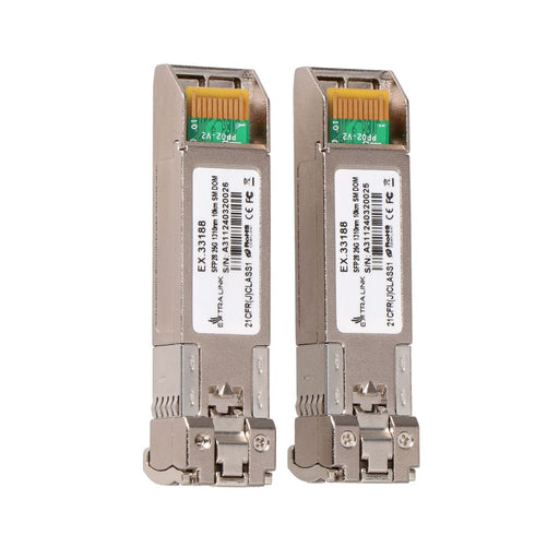EAN 5906168633188 - Extralink SFP28 25G 2-Pack | SFP28 Module | 25Gbps, LC/UPC Duplex, 1310nm, 10km, single mode, DOM red mod imagen 2