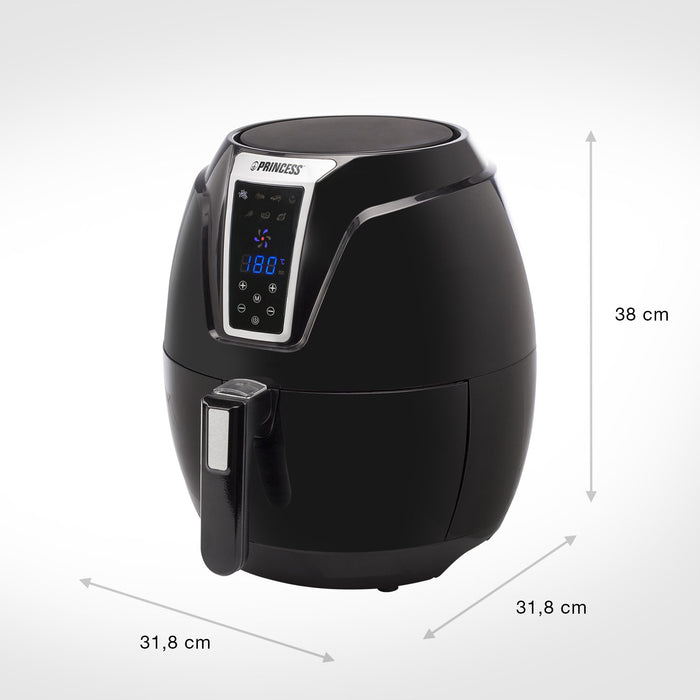 EAN 8713016048257 - Princess 182021 Sencillo 3,2 L Independiente 1400 W Freidora de aire caliente Negro imagen 31