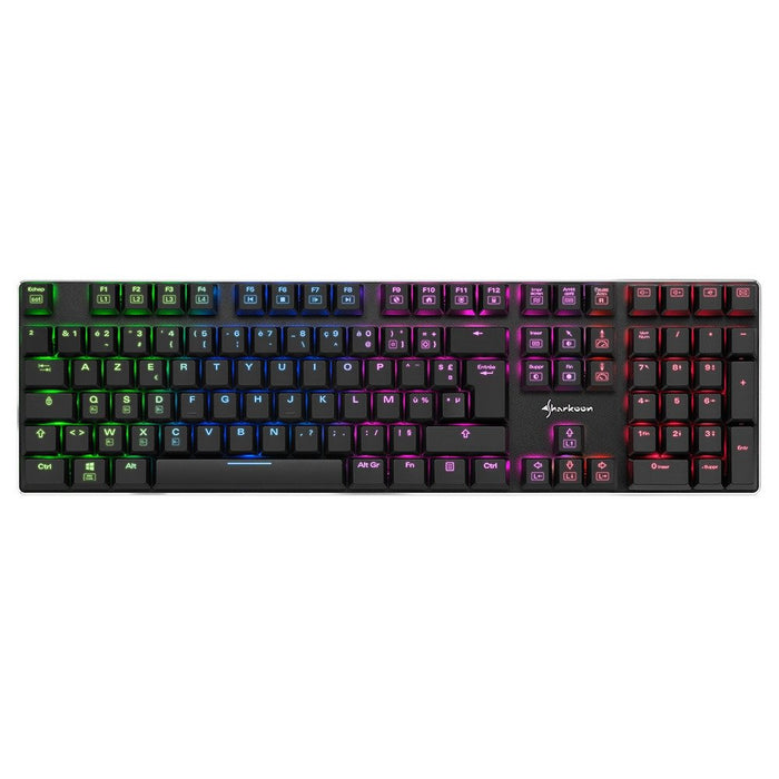 EAN 4044951027903 - Sharkoon PureWriter RGB teclado Juego USB AZERTY Francés Negro imagen 2