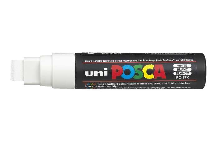 EAN 4902778364161 - POSCA uni PC-17K marcador 1 pieza(s) Punta de cincel Blanco imagen 1