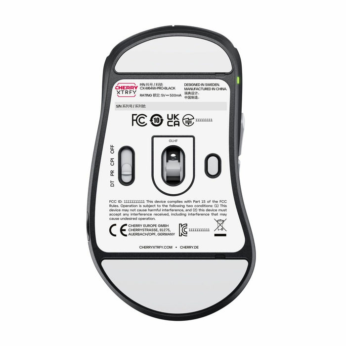 EAN 7340086914666 - CHERRY XTRFY CX-M64W-PRO-BLACK ratón Juego RF inalámbrico 26000 DPI imagen 7