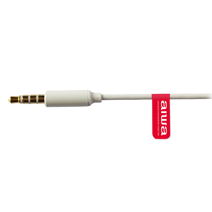 EAN 8435256896664 - Aiwa ESTM-500WT auricular y casco Auriculares Alámbrico Dentro de oído Música Blanco imagen 3