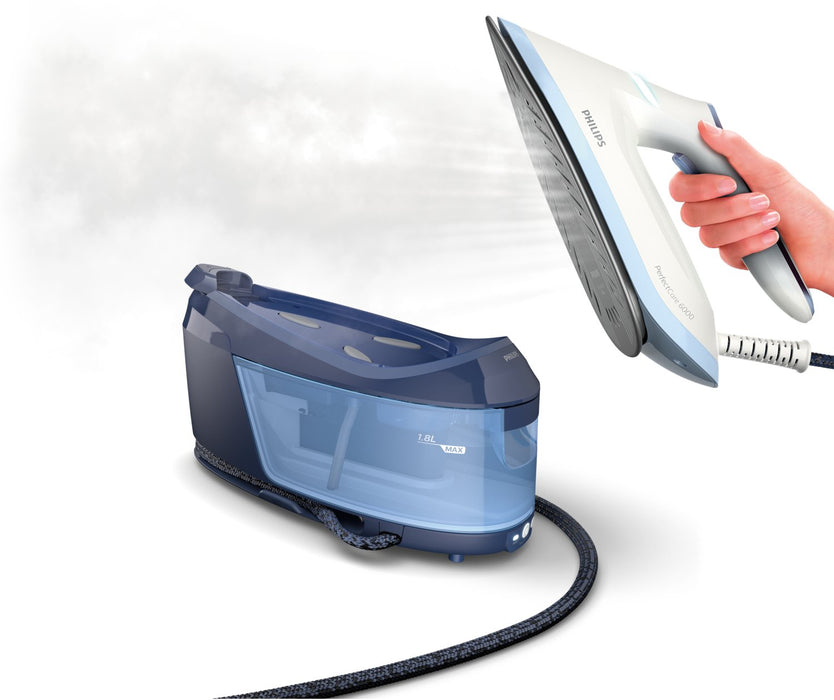 EAN 8720389015311 - Philips 6000 series PSG6026/20 estación plancha al vapor 2400 W 1,8 L Suela SteamGlide Plus Azul, Blanco imagen 10