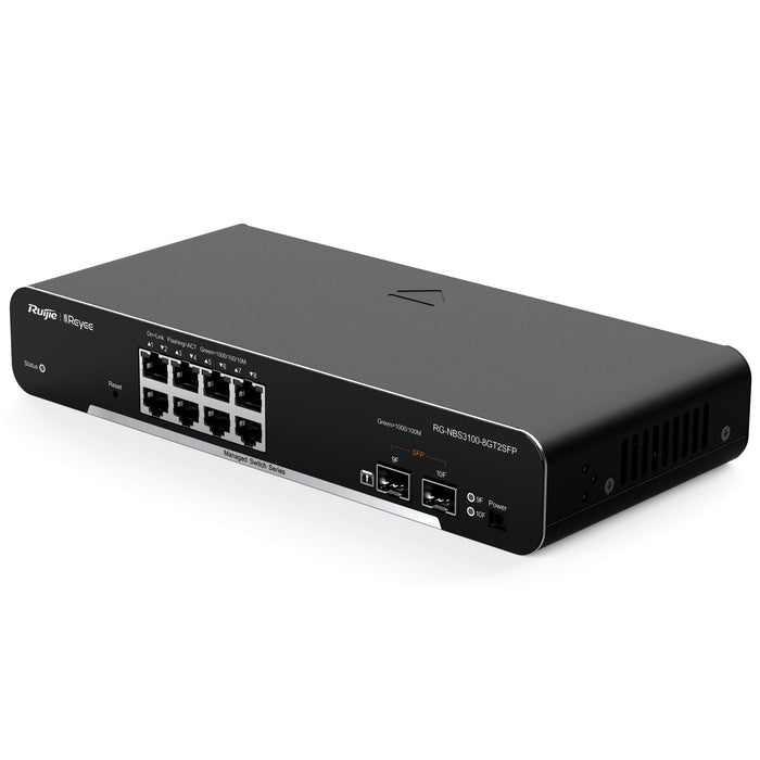 EAN 6971693270909 - Ruijie Networks RG-NBS3100-8GT2SFP switch Gestionado L2 Gigabit Ethernet (10/100/1000) Negro imagen 3