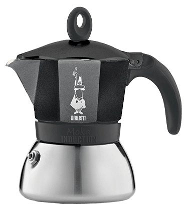 EAN 8006363029094 - Bialetti Moka Induktion Cafetera italiana 0,28 L Negro, Plata imagen 1
