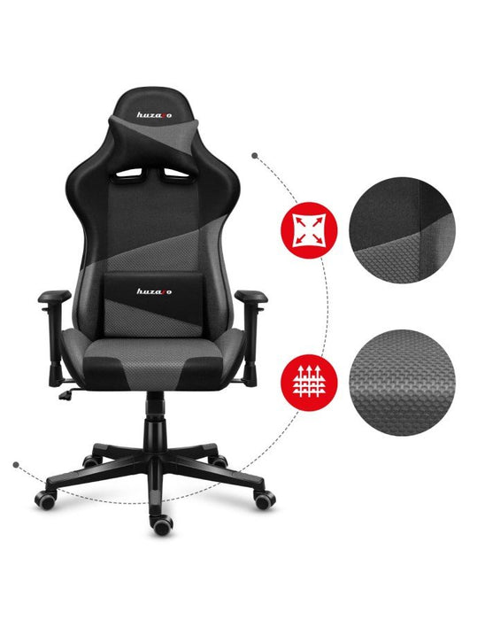 EAN 5903796013016 - Huzaro Force 6.2 Silla para videojuegos de PC Asiento (de seguridad) de butaca Negro, Rojo imagen 9